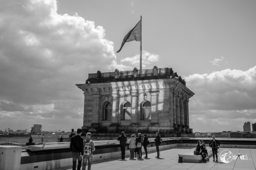 Auf dem Reichstag.