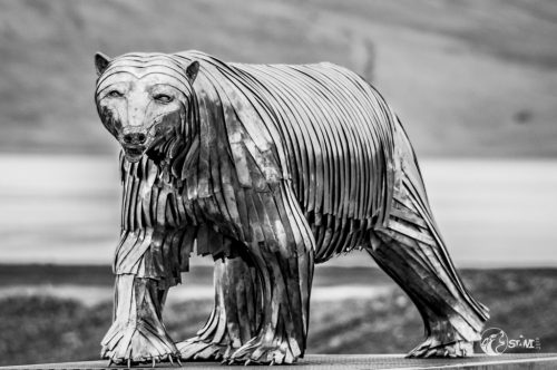 Skulptur in Longyearbyen
